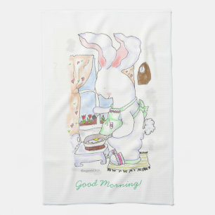 Hare Cook Fring Eggs-handdoek Theedoek