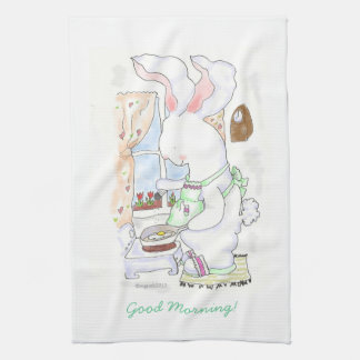 Hare Cook Fring Eggs-handdoek Theedoek