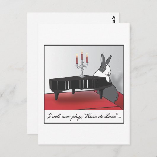 HARE DE LUNE BRIEFKAART (Voorkant / Achterkant)