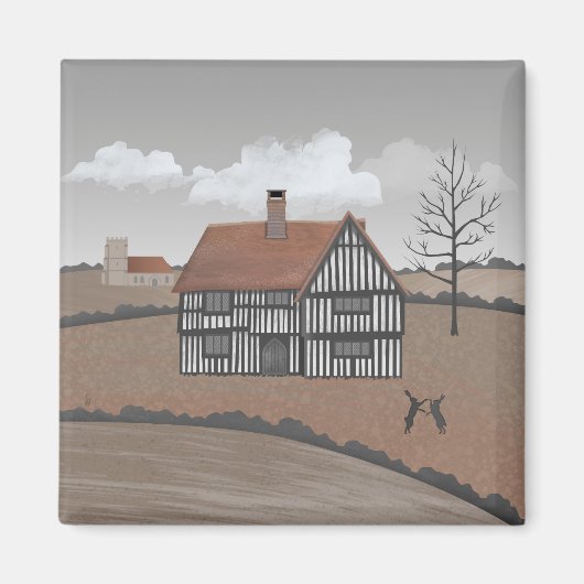 Hare House Magneet (Voorkant)