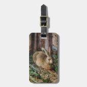  hare in het bos - Hans Hoffmann Bagagelabel (Voorkant verticaal)