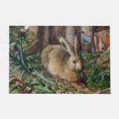  hare in het bos - Hans Hoffmann Deurmat (Voorkant)