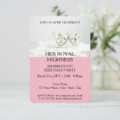 Hare Koninklijke Hoogheid Kaart (Staand voorkant)