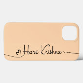 Hare Krishna art typographie iPhone / coque ipad (Verso (horizontal))