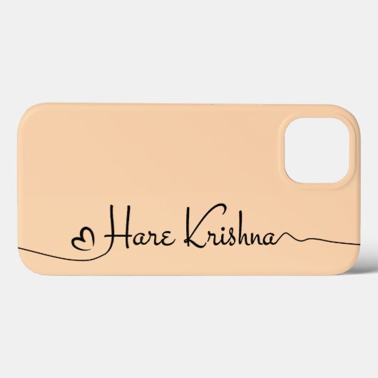 Hare Krishna art typographie iPhone / coque ipad (Verso (horizontal))