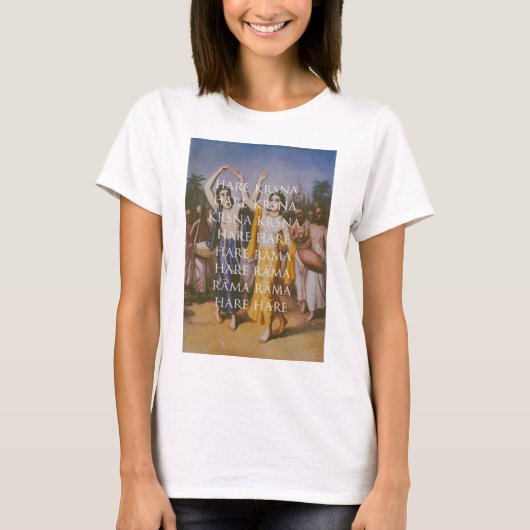 Hare Krishna Hare Rama T-shirt (Voorkant)