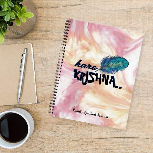 "Hare Krishna" Hindu Spiritueel Journal Notitieboek