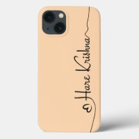 Hare Krishna kunst typografie iPhone / iPad case