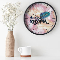 "Hare Krishna" Peacock Feather Hindu