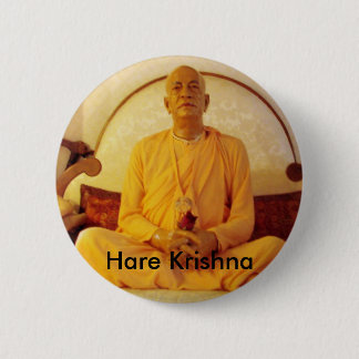 Hare Krishna Ronde Button 5,7 Cm