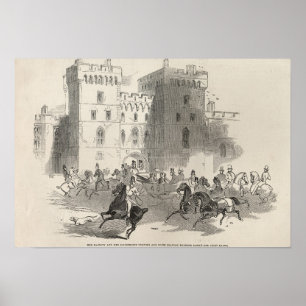 Hare Majesteit en haar Verlichtingsbezoekers Poster