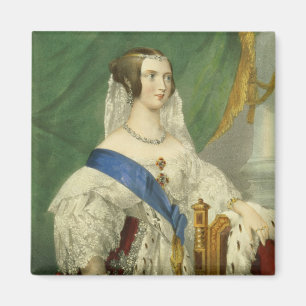 Hare Majesteit, Koningin Victoria (1819-19) Magneet