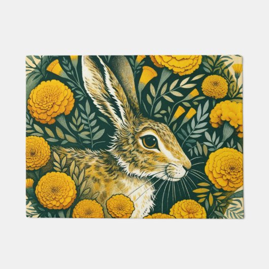 Hare Marigold Deurmat (Voorkant)