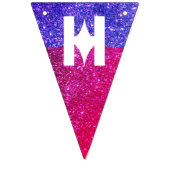 Hare Modern Royal Happy Birthday Bunting Flags Vlaggetjes (Tweede vlag)