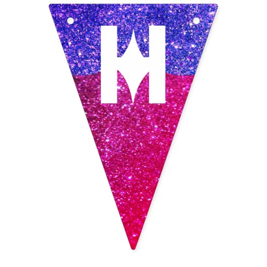 Hare Modern Royal Happy Birthday Bunting Flags Vlaggetjes (Tweede vlag)