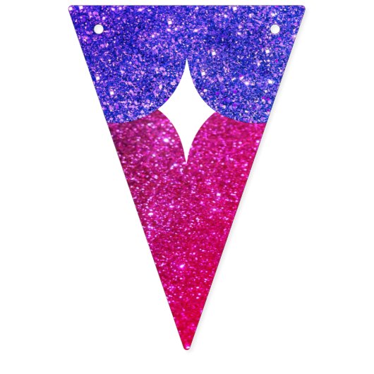 Hare Modern Royal Happy Birthday Bunting Flags Vlaggetjes (Eerste vlag)