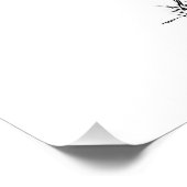 Hare Monochrome Print Perfect Poster (Hoek)