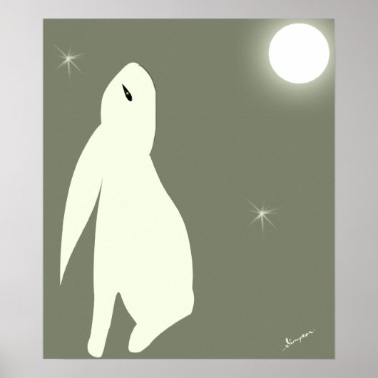 Hare Moon Poster (Voorkant)
