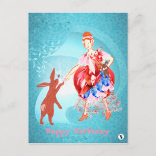 Hare Princess Precious Vriendschap Briefkaart