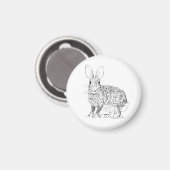 Hare / Rabbit Magneet (Voorkant / Achterkant)