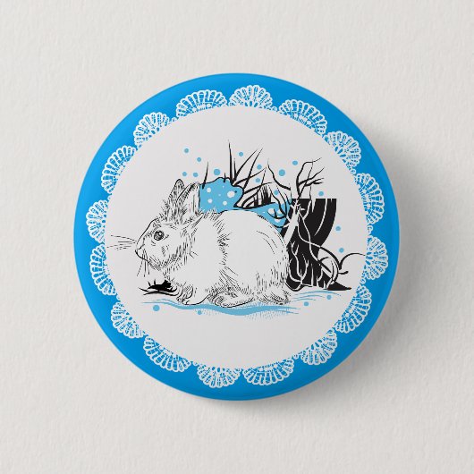 Hare Ronde Button 5,7 Cm (Voorkant)