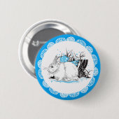 Hare Ronde Button 5,7 Cm (Voorkant /achterkant)