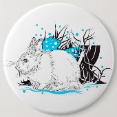 Hare Ronde Button 6,0 Cm (Voorkant)