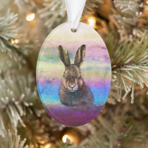 Hare tekening ornament