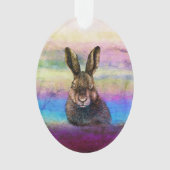 Hare tekening ornament (voorkant)