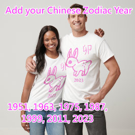 Hare Zodiac  jaar T-shirt
