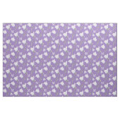 Harebell monogramme tissu bleu violet (Fat Quarter)
