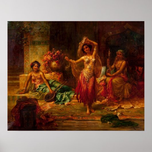 Harem Entertainers par Hans Zatzka - poster (Devant)
