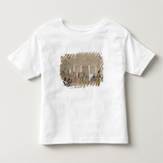 Harem Feast, Teheran (potlood & m/c op papier) Kinder Shirts (Voorkant)