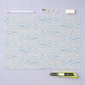 Hares Field Bunnies Rabbits Winter Pattern White Tissuepapier (Craft)