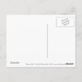 Hares Snow Field White Rabbits Winter Animal Green Briefkaart (Achterkant)