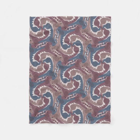 Hares torse Tesselation Bleu Brown Couverture 7 (Devant)