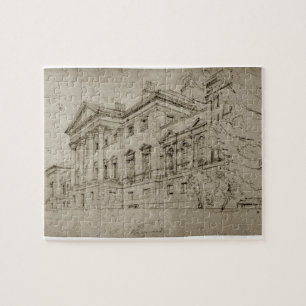 Harewood House, Yorkshire, c.1798 (grafiet op tex Legpuzzel