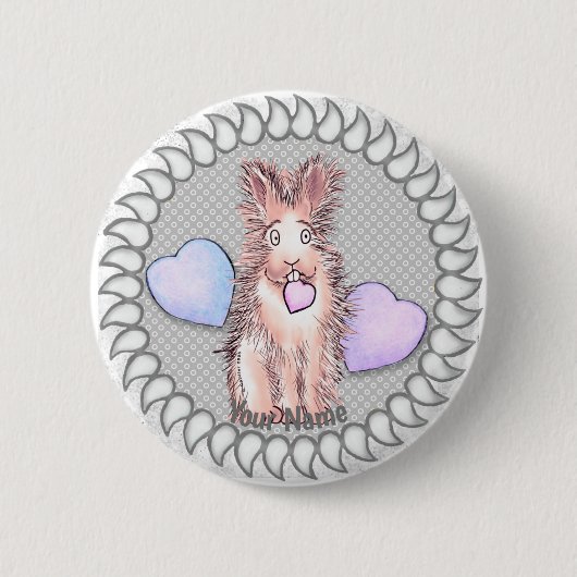 Harey Rabbit Hart speldje (Voorkant)