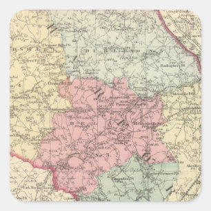 Harford Vierkante Sticker