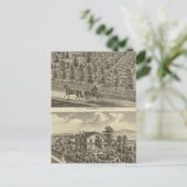 Hargis, inwoners van Cheney Briefkaart (Staand voorkant)