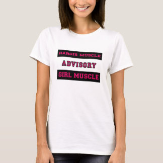 Hargis Musculair Meisje Spier T-shirt