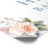 Hargrove Blue Baby Sprinkl Affiche de bienvenue (Coin)