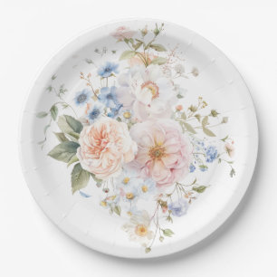 Hargrove Blue Floral Papieren Bordje