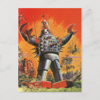 Hari Hari vintage japon robot carte postale