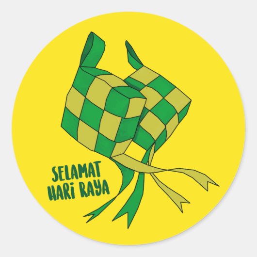 Hari Raya Ronde Sticker (Voorkant)