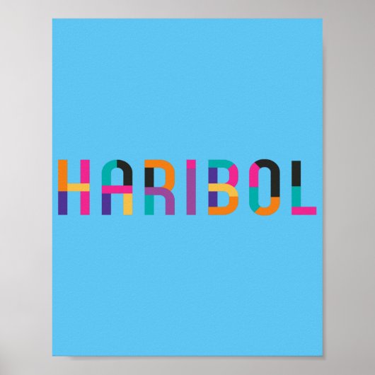 Haribol Nitai Gaur Poster (Voorkant)