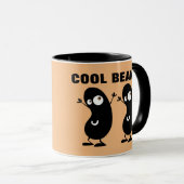 Haricots cool Drôle café Mug (Devant droit)