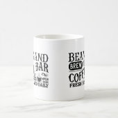 "Haricots et café brasser" Mug (Centre)