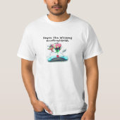 Haricots le T-shirt de #surfingwhippets de whippet (Devant)