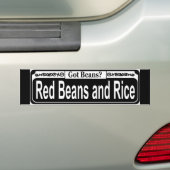 Haricots rouges et riz, haricots acérés, Sticker a (En voiture)
